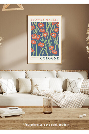One Little Happiness Table Aesthetic Wall Painting, Frameless Painting
