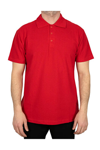 CrowsGate Polo Neck T-Shirt Red Color