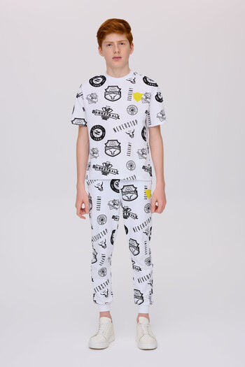 Nebbati Boy Patterned Tshirt