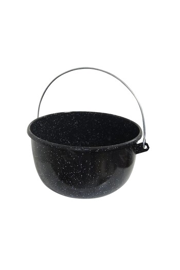 OEM Enamel Cauldron, Black, 28 cm, 6 liters