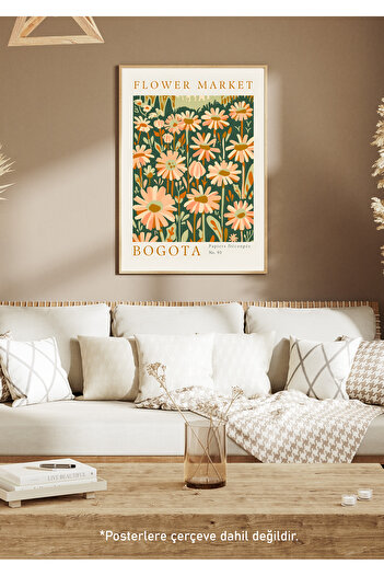 One Little Happiness Table Aesthetic Wall Painting, Frameless Painting