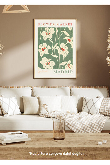 One Little Happiness Table Aesthetic Wall Painting, Frameless Painting