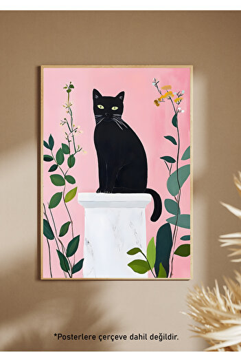 One Little Happiness Table Aesthetic Wall Painting, Frameless Painting
