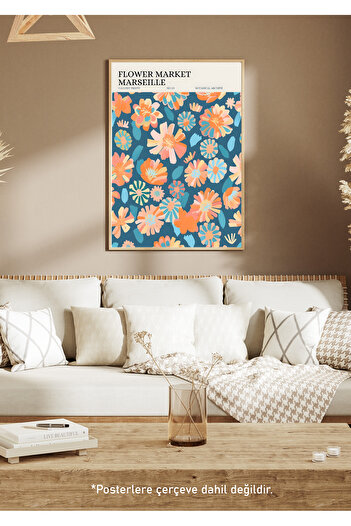 One Little Happiness Table Aesthetic Wall Painting, Frameless Painting