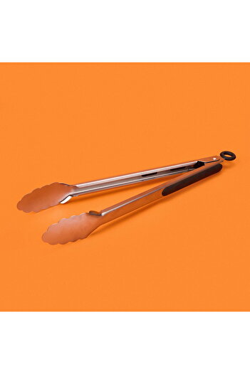 AROW Steel Tongs - Gray - 34 cm
