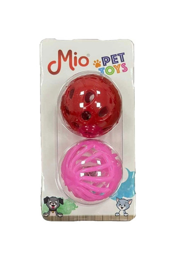 MİO Acetate Double Ball Cat Toy 3.8 cm