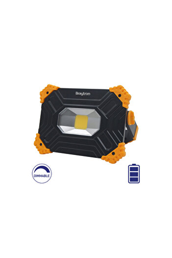 Braytron Proiector LED 20W 6500K WLB20 Acumulator + Încărcare USB-C cu Magnet