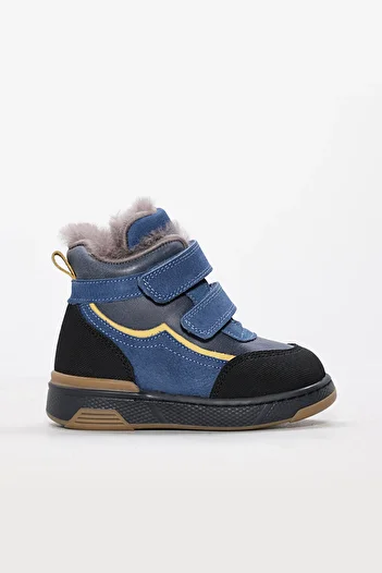 FAST STEP Γνήσιο δέρμα και γούνα Unisex Παιδικά Κλασικά Μποτάκια 157KXA2715