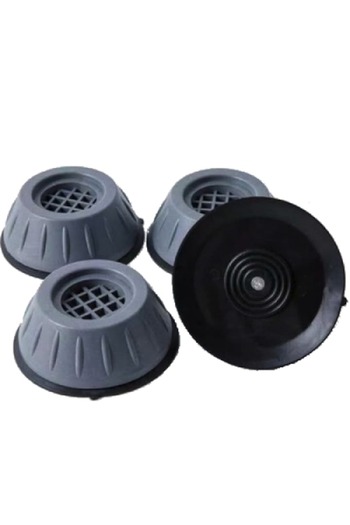 OEM Set 4 anti-noise, anti-slip pads with suction cup for washing machine