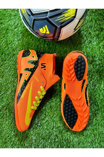Walked Men's Children's Adult Marcuriel Siperfly Toothless Turf Football Shoes with Socks