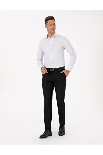 Pierre Cardin Siyah Slim Fit Kumaş Pantolon 50311591-VR046