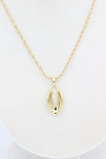 XUPING JEWELRY Style Pearl/Xuping Jewelry Leaf Model Zircon Stone Large Necklace