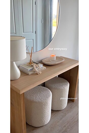 arslinedesıgn TEDDY PUF BENCH MAKYAJ PUFU