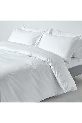 Cottage white king mid warm microfiber polyester duvet - 200*200 cm