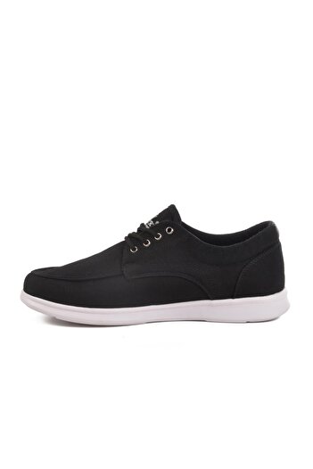 WALKWAY 023 m Black-White Men's Casual Shoes