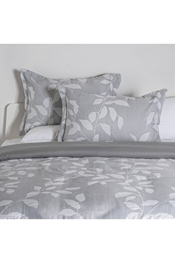 Cottage 3pcs jacquard queen comforter set 200*240cm, grey