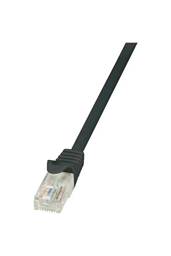 LogiLink Cablu UTP Cat5e, cupru-aluminiu, 1.5 m, negru, AWG26