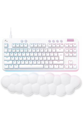 logitech G713 Gaming Mechanical Keyboard, RGB Backlighting, US INT'L Layout, White