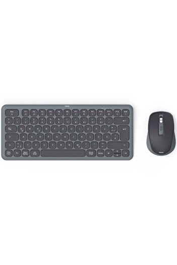 Hama Set Tastatură+Mouse Wireless WKM-500, Multi-Dispozitiv, 1600DPI, Negru