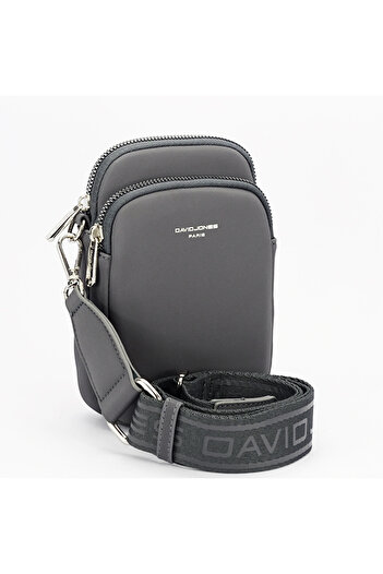 David Jones Dark gray crossbody bag David Jones Paris CM6906 M0