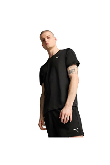 Puma Tad Essntials Solid Cat Black Men's T-Shirt 525908-01