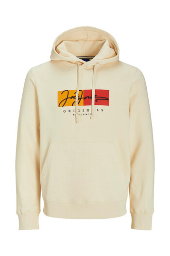 Jack & Jones Jorfrederıksberg Krem Мъжка суитшърт 12274585