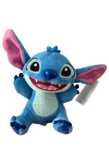 Lilo & Stitch Breloc mini figurină de pluș, Lilo și Stitch, albastru, 15 cm