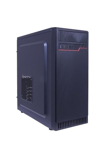 Inter-Tech Carcasa PC K-12 cu sursa 500W, ATX Mid Tower, negru