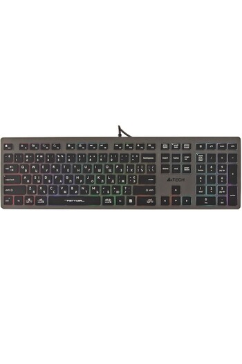 A4 Tech Gaming Keyboard Qwerty, A4Tech FSTYLER FX60H, LED Backlit, Black
