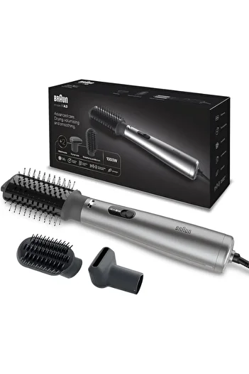 Braun Air Styler Airbrush for Hair Drying, Volumiser and Smoothing,1000 Watts