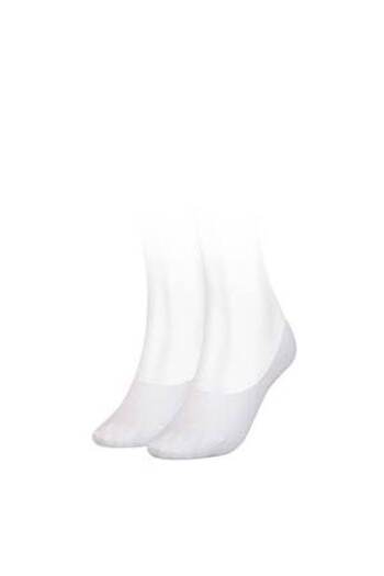 Tommy Hilfiger , Șosete unisex foarte scurte, 2 perechi, alb-ivoriu, mărimea 35-38