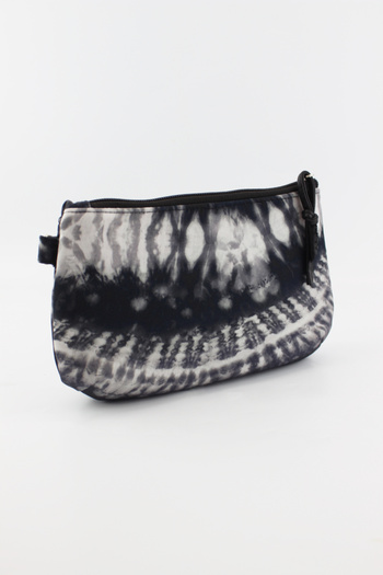 İLKYAZ Multifunctional Gray Hand Wallet with Marble Pattern
