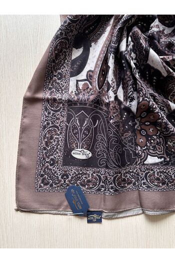 MİSS İPEK Ottoman Patterned Nobility Shawl 180X70