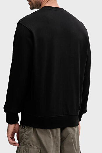 Armani Exchange Logo Printed Stretch Cotton Regular Fit Crew Neck Sweat Men's Sweat Xm001284 Af20