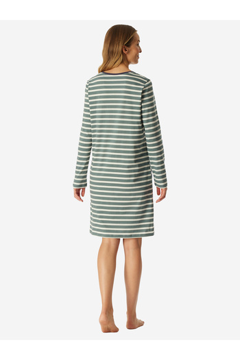 Schiesser Nachthemd Casual Essentials Nacht-Hemd Schlafmode Sleepwear
