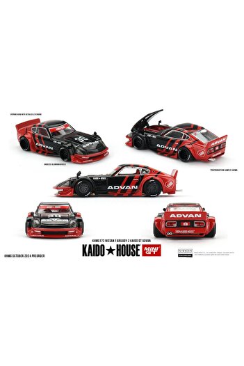 mini gt Kaido House Nissan Fairlady Z Kaido GT ADVAN 172