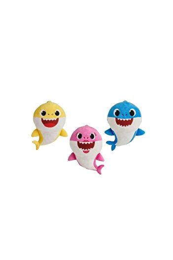 OEM Promotional Package: Set of 4 Plus Toys, Baby Shark with Suction Cup, Multicolor, 24 cm + Intelligen