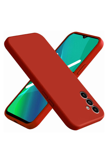 bestcase ® Premium Silicon Case For Samsung Galaxy A15, Red