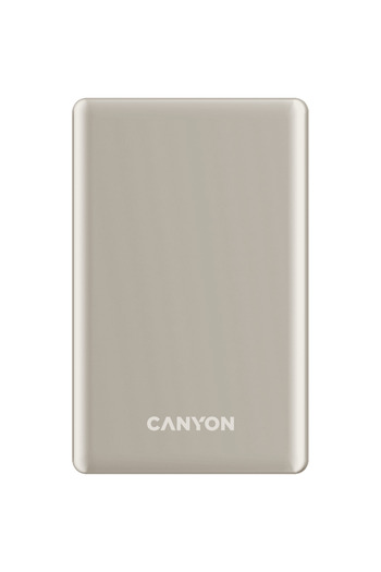 CANYON External Battery OnPower 505, Slim, 5000 mAh, Beige
