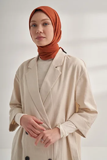 ARMANDA Seher a Pattern Scarf - Tile