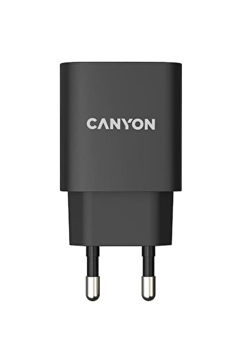 CANYON Încărcător USB-C H-20 cu încărcare rapidă PD 20W, negru