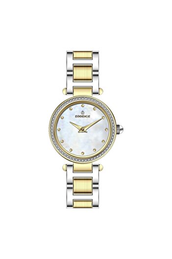 Essence Es6942Fe.220 Steel Case Steel Cord 5 Atm Waterproof Metallic-Gold Color Women Wrist Watch