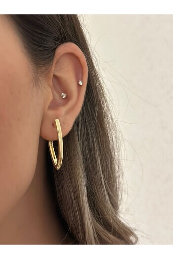 MyladyAccessoriess Drop View Hoop Earrings (Premium)