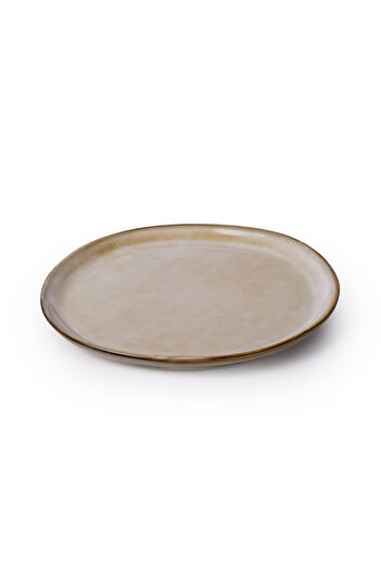 Cuisine Art Tia Stoneware Side Plate - 20cm, Brown (Set of 1)