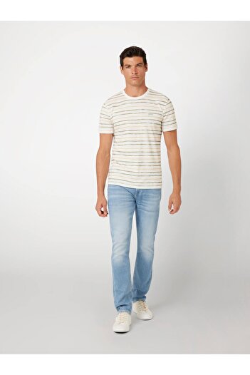 Guess Ss Cn Striped Tee
