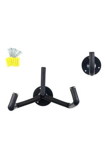 Aptel Guitar stand, 2 pieces, stainless steel, black