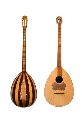 ZIRYAB Professional Turkish Musical Oud by with Cedar Face and Mahogany-Maple Back