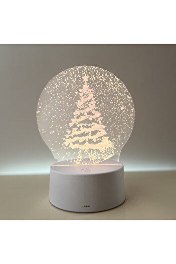 ILUMISHOP 3D LED Night Light, Fir Tree, 7 Colors, USB Power or 3 AA Batteries