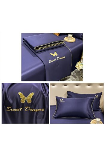 CHIRASO Bedding Set with Duvet Cover 200x230, Classic Sheet 240x245cm, 2 Pillowcases 45x75