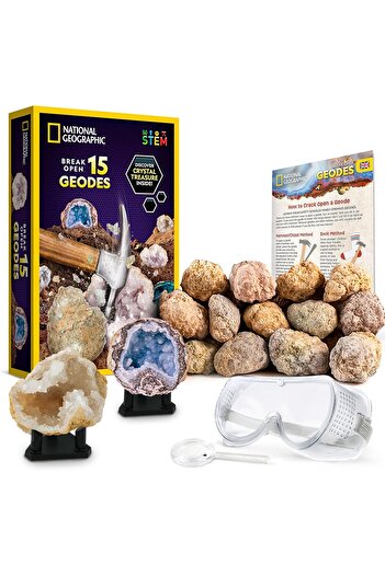 NATIONAL GEOGRAPHIC - Break Open 15 Premium Geodes